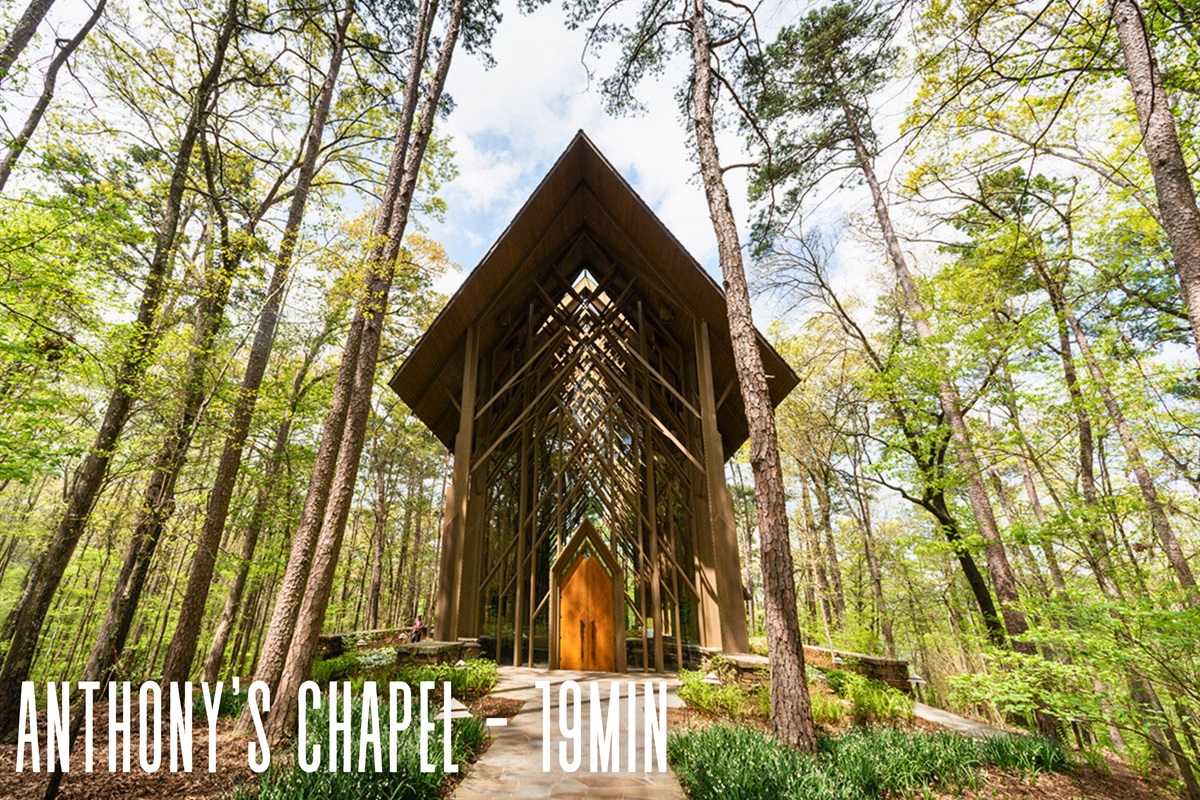 Step into serenity at Anthony&rsquo;s Chapel, where stunning architecture meets tranquil natural surroundings.