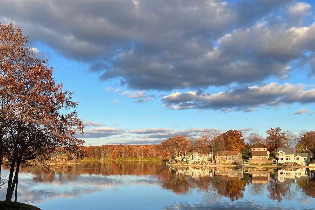 Beautiful Fall View from our Deck