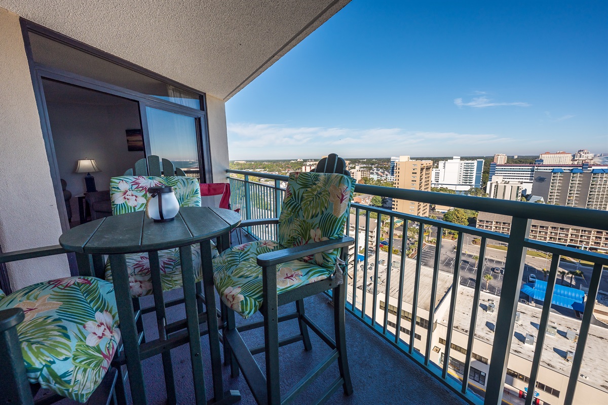 Amazing View from the Balcony!