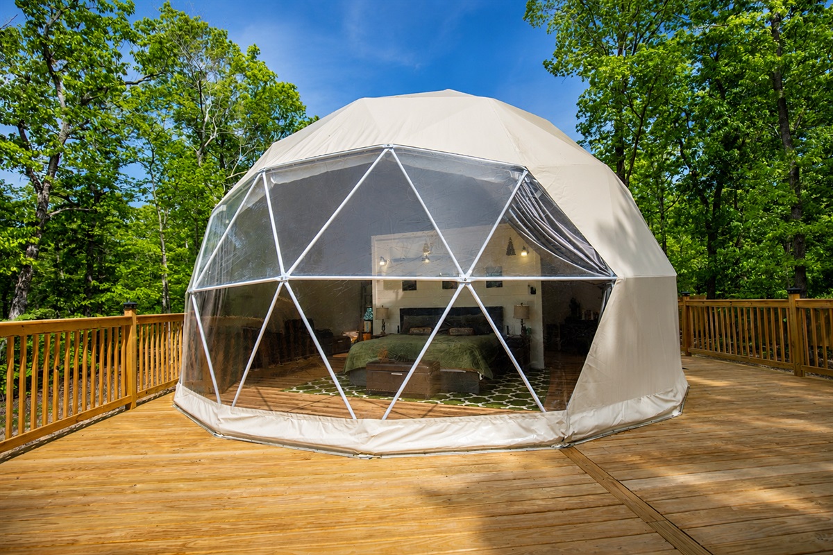 A one-of-a-kind dome stay tucked into the Kentucky woods