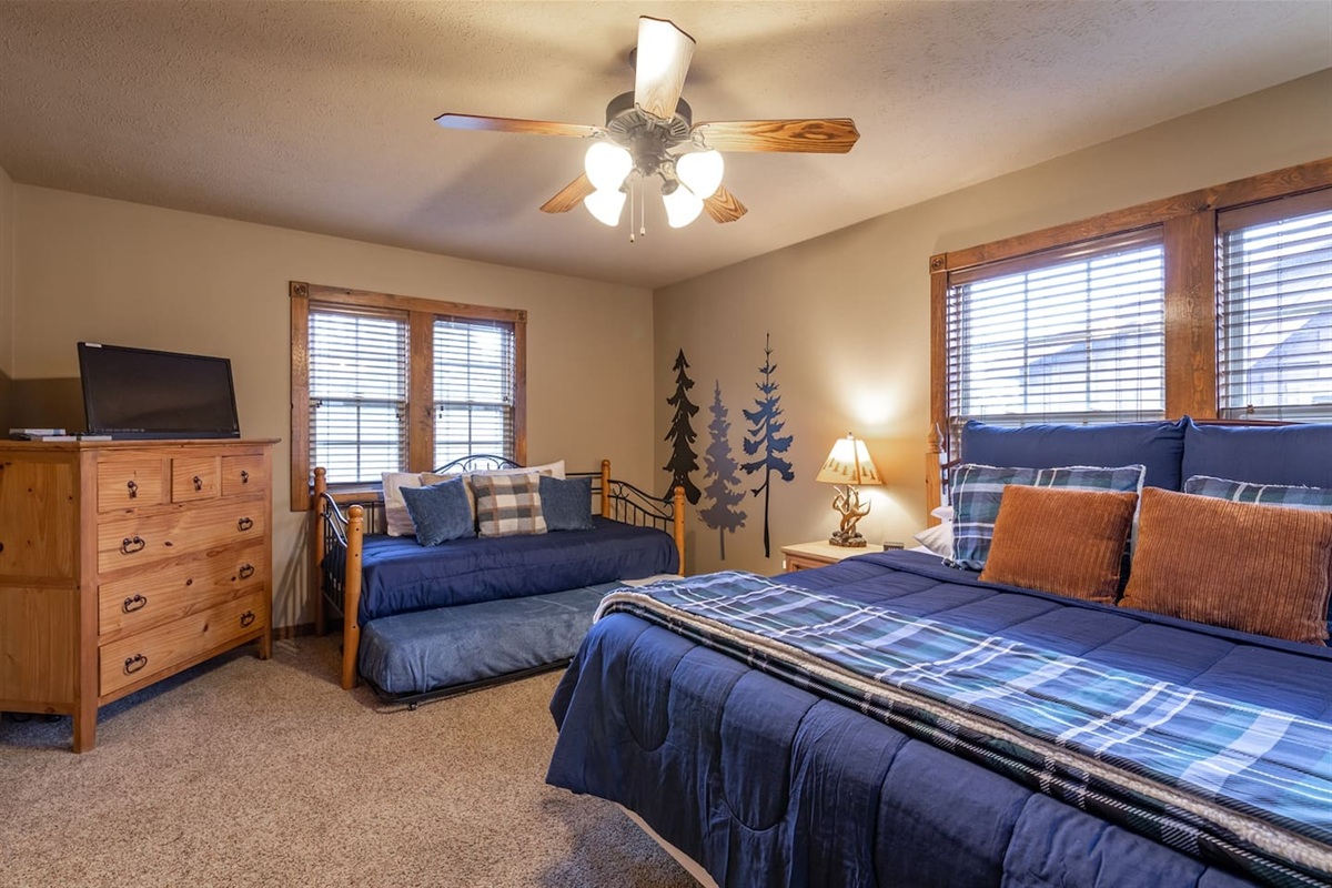 Privacy matters on group vacations. Four separate king suites give everyone their own space while keeping the whole group under one roof.