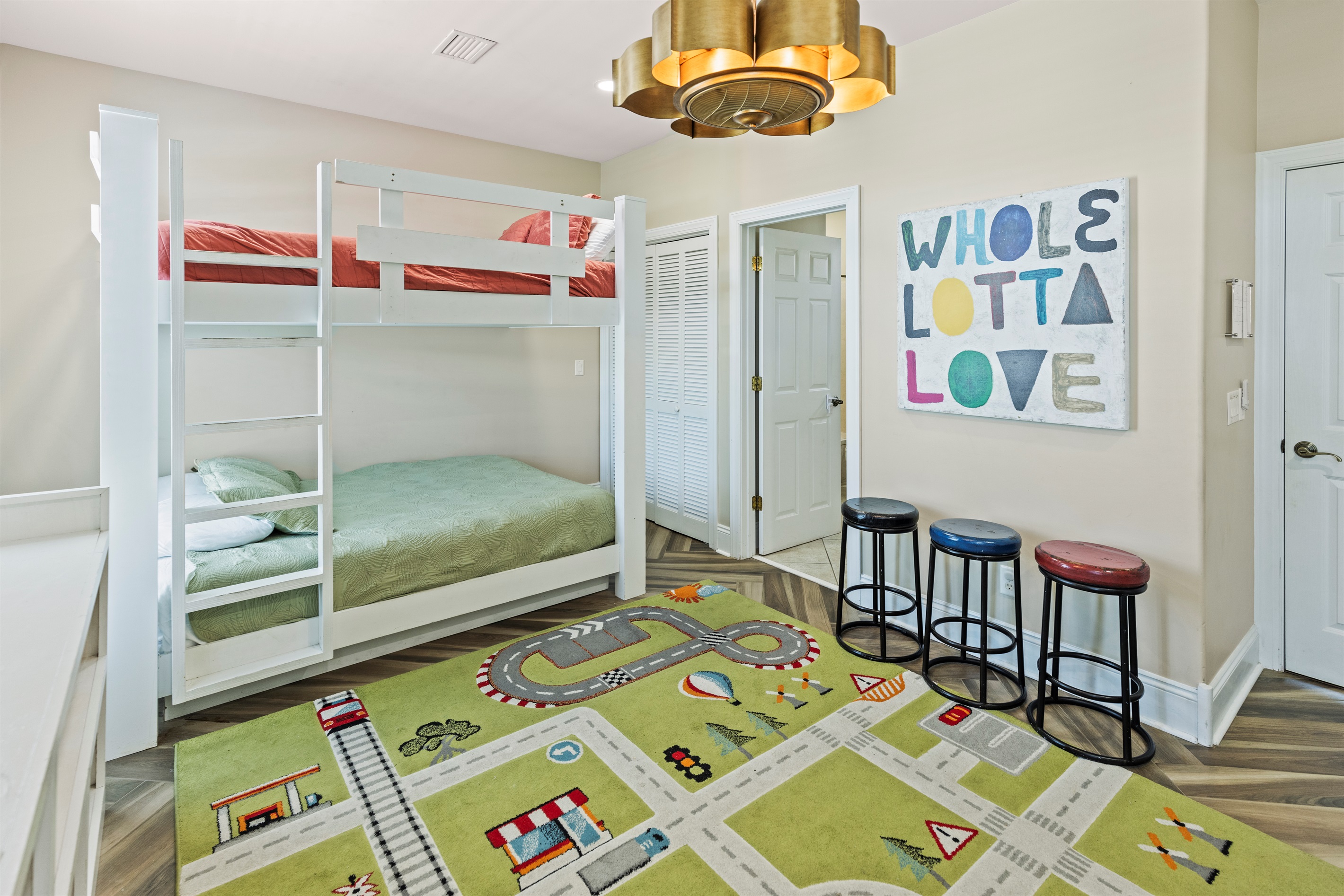 3rd Bedroom w/ Bunks (2nd Floor)