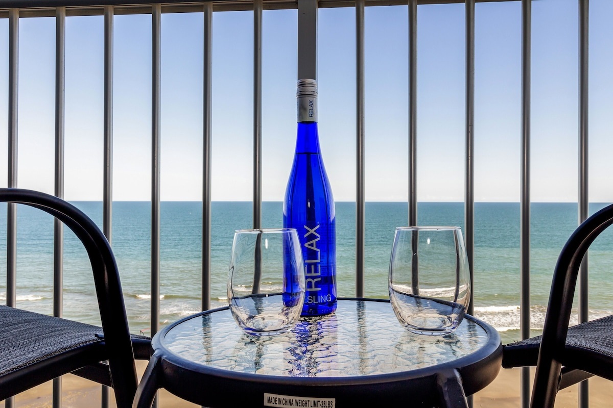 Breathtaking views and salty breezes from your private balcony!