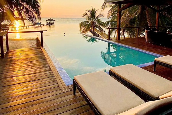 Chasing the sun until it dips into the Caribbean.