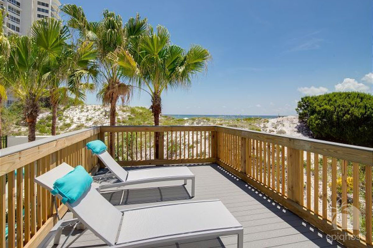 Dune walkover leading to deeded beach access
