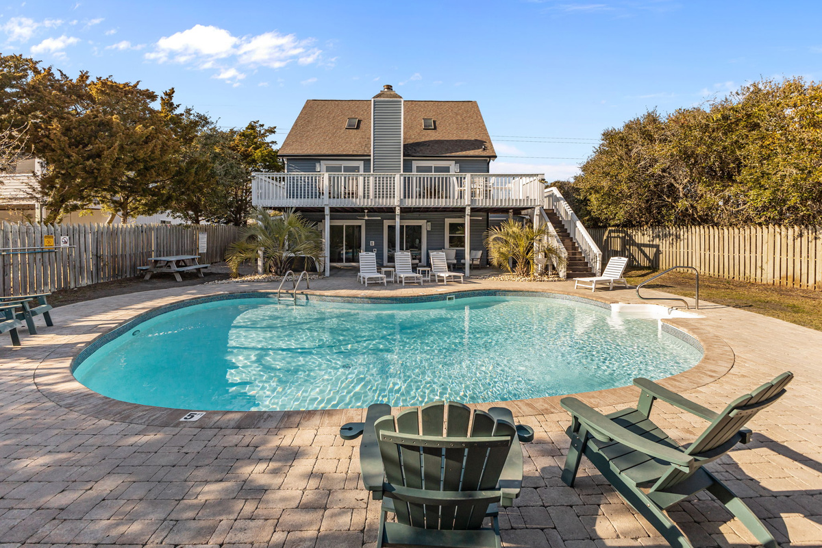 Your own private oasis awaits with a spacious seasonal pool, sun-soaked deck, and plenty of room to lounge, unwind, and make a splash