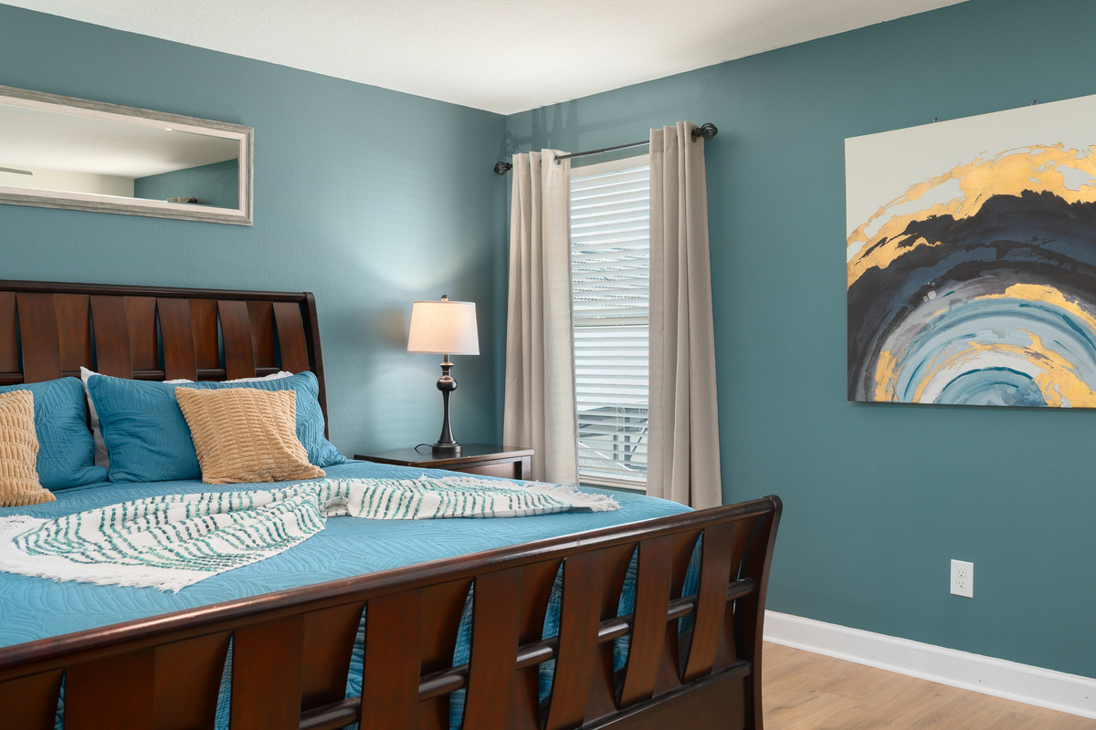 Upstairs Master Bedroom at Villa Ichabod