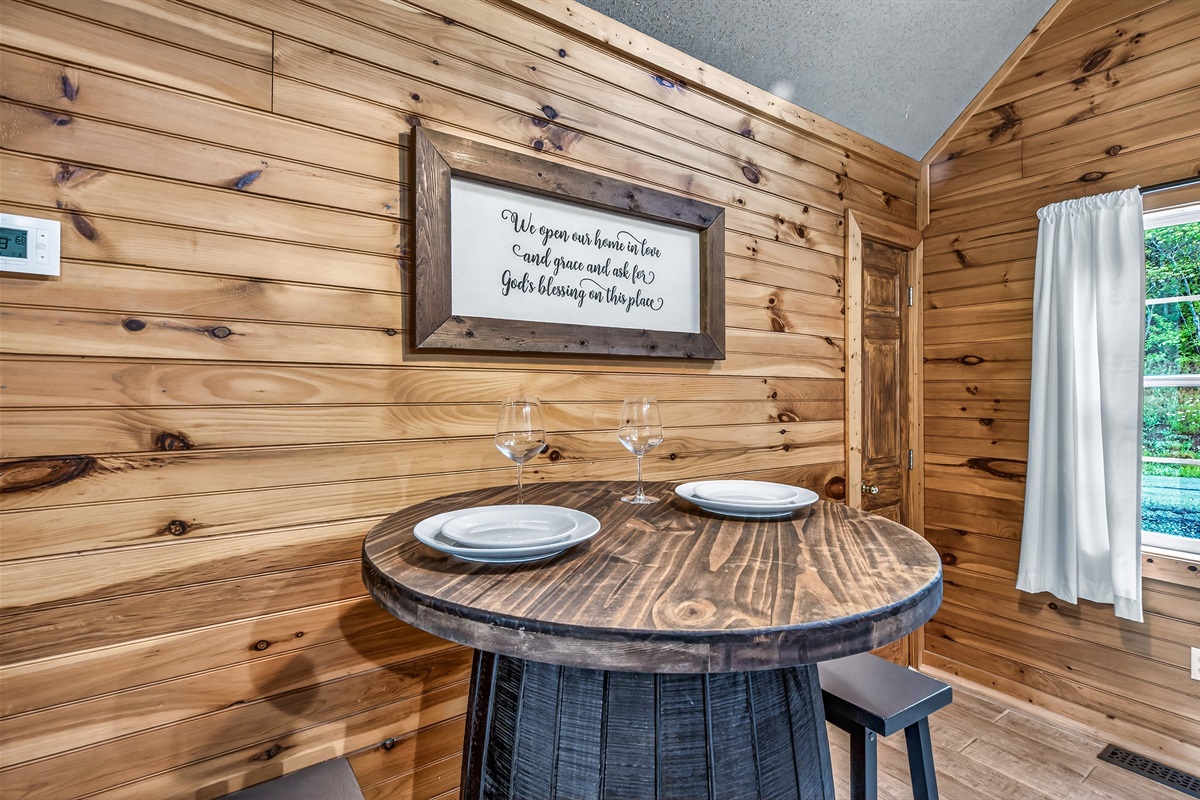 Enjoy meals together here
