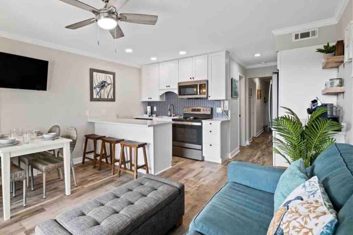 Living room with Smart TV