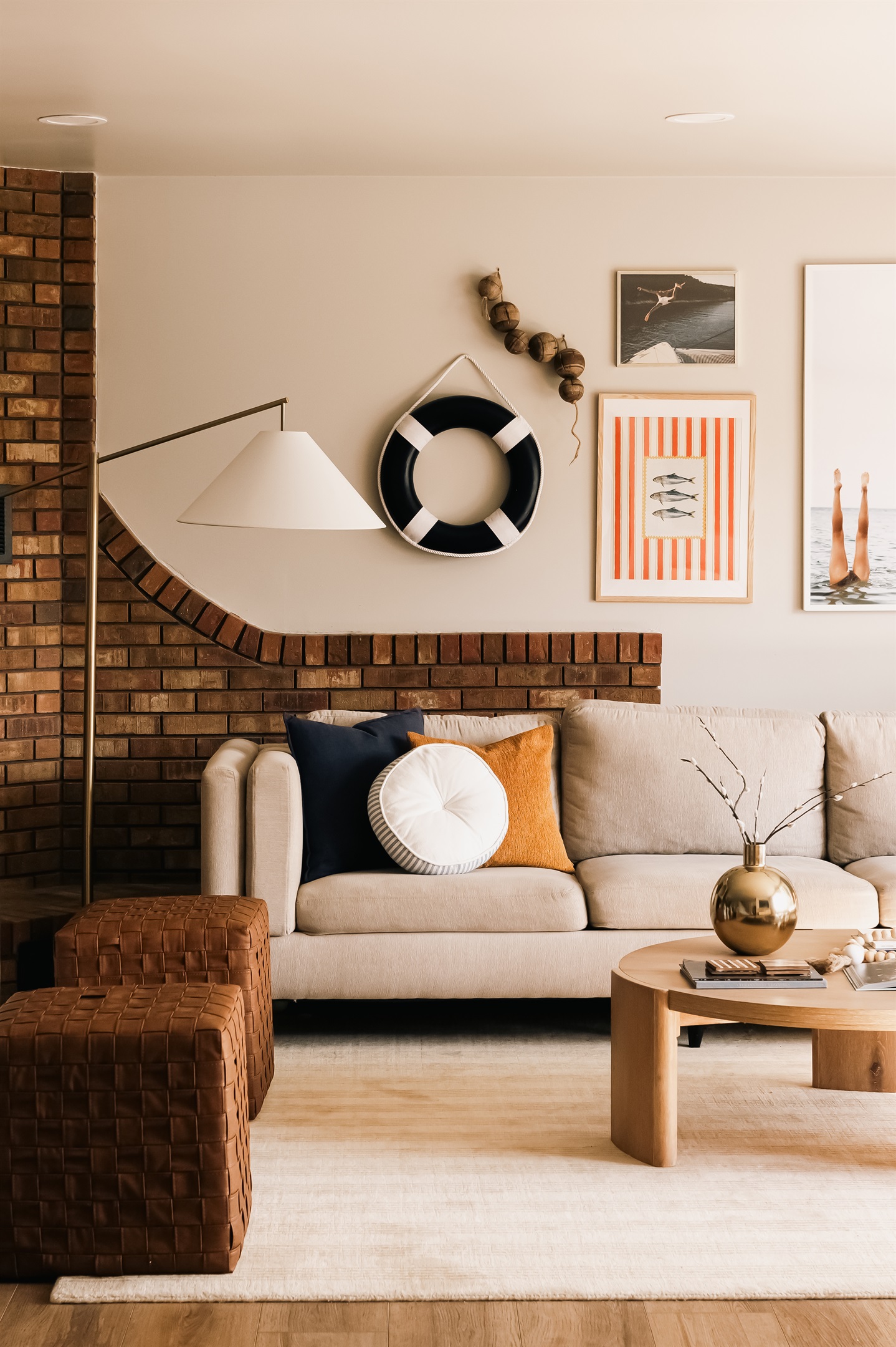 Spacious family room for downtime and togetherness.