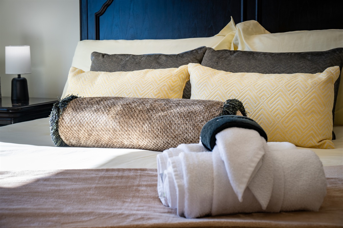 We supply all the linens.