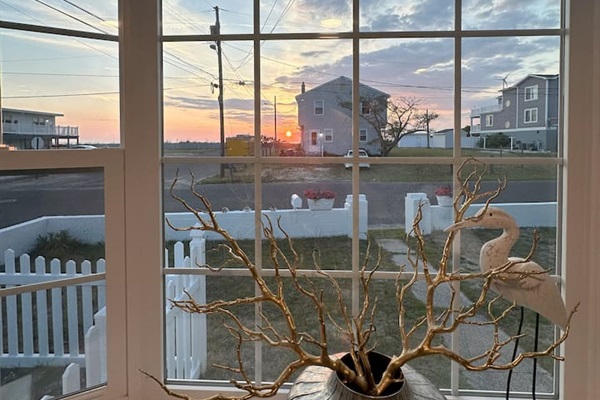 Sunsets in Front of House