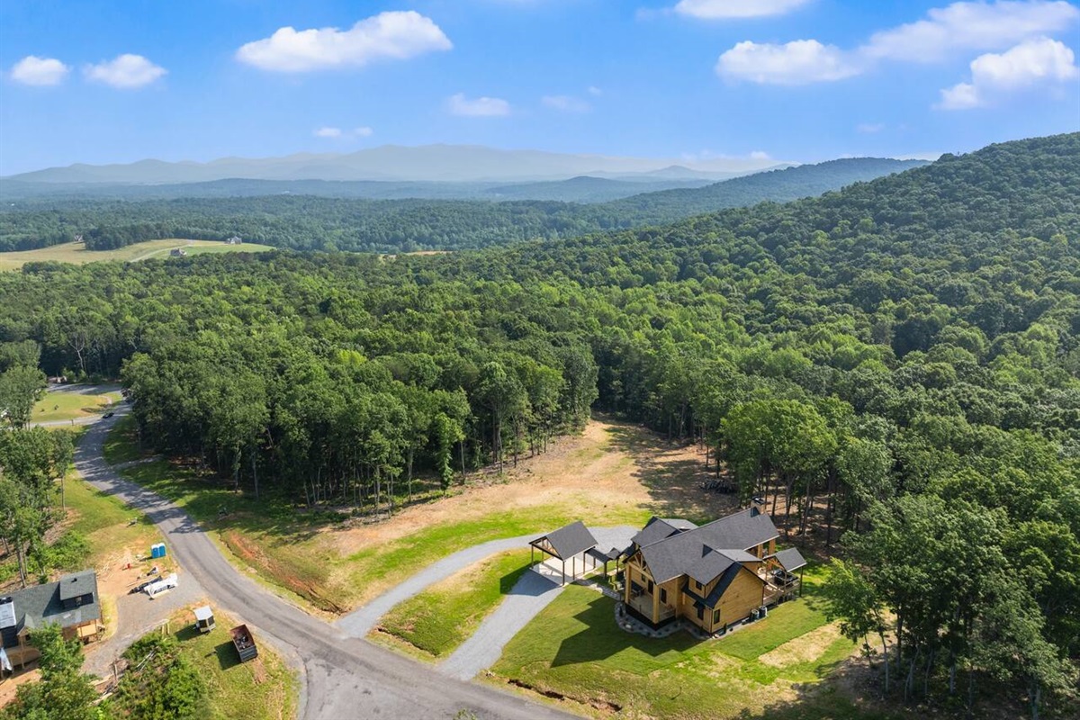 Take in the breathtaking beauty of the Blue Ridge Mountains from your own luxury escape.