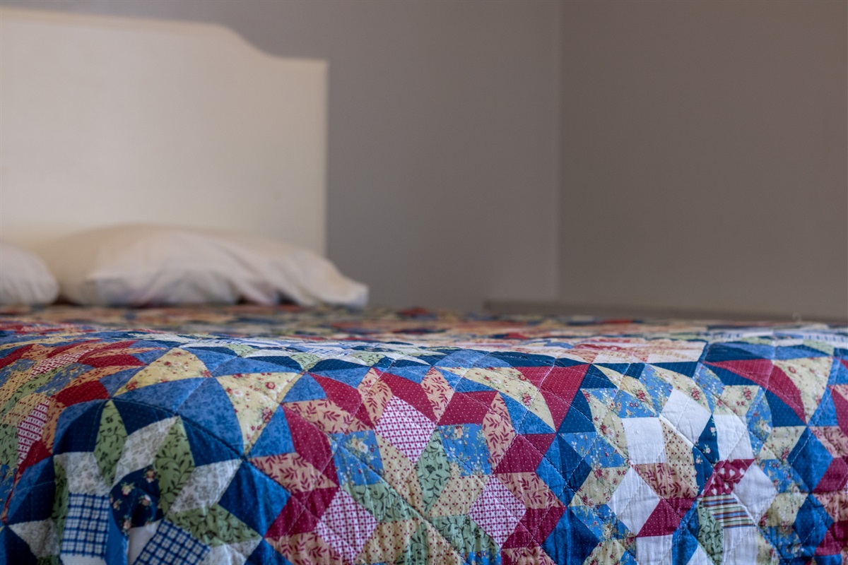 Bedroom 2 located at the end of hall near Master