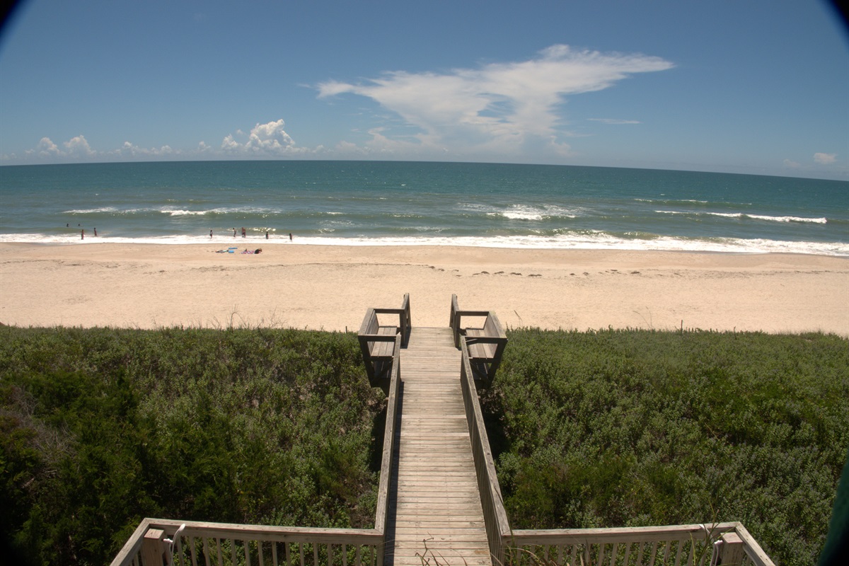 With no public beach access nearby enjoy an uncrowded beach!