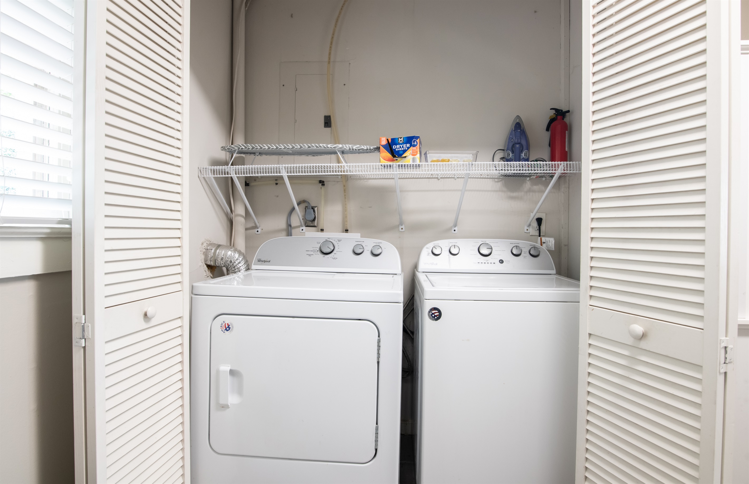 In-unit washer and dryer for your convenience during longer stays.