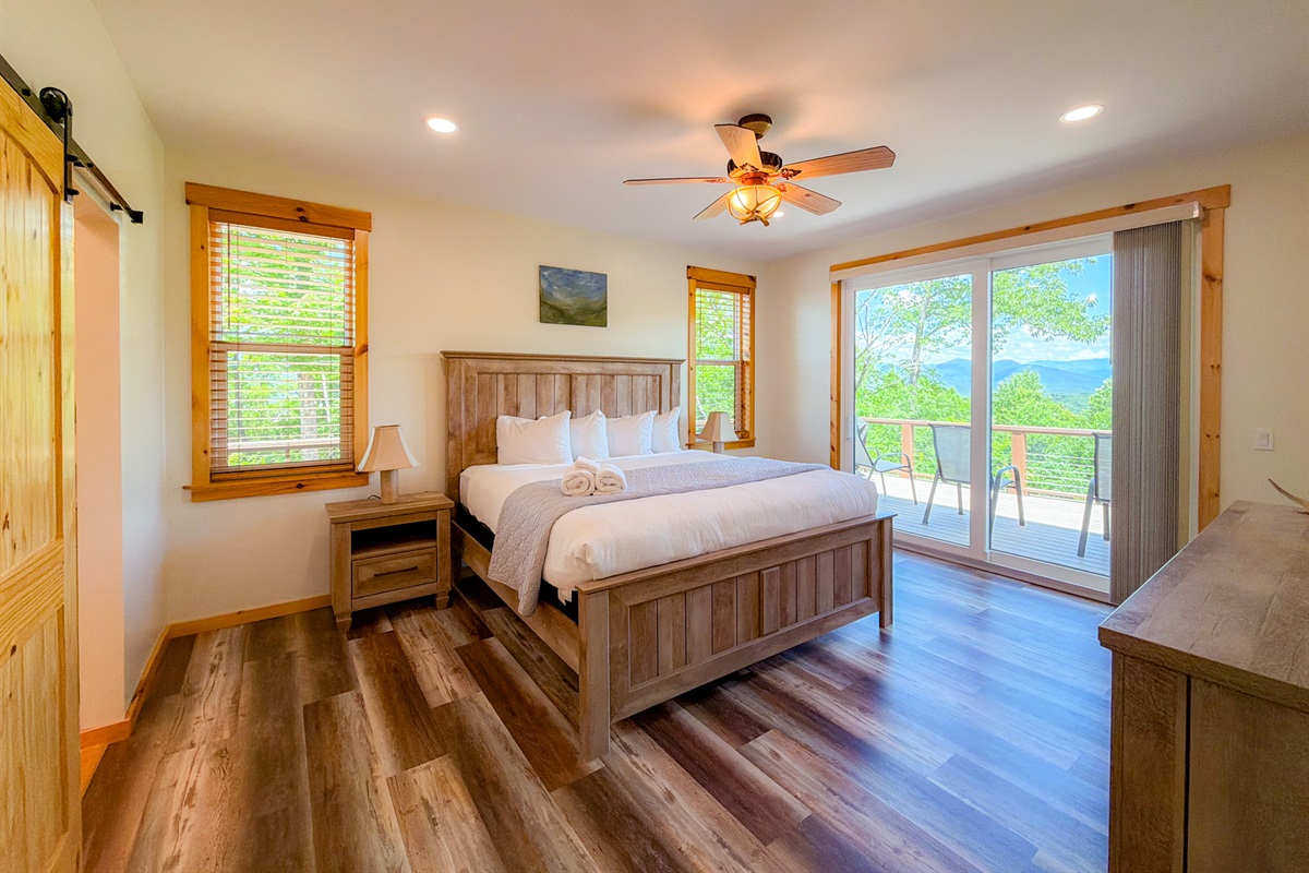 Master Bedroom in the evenings