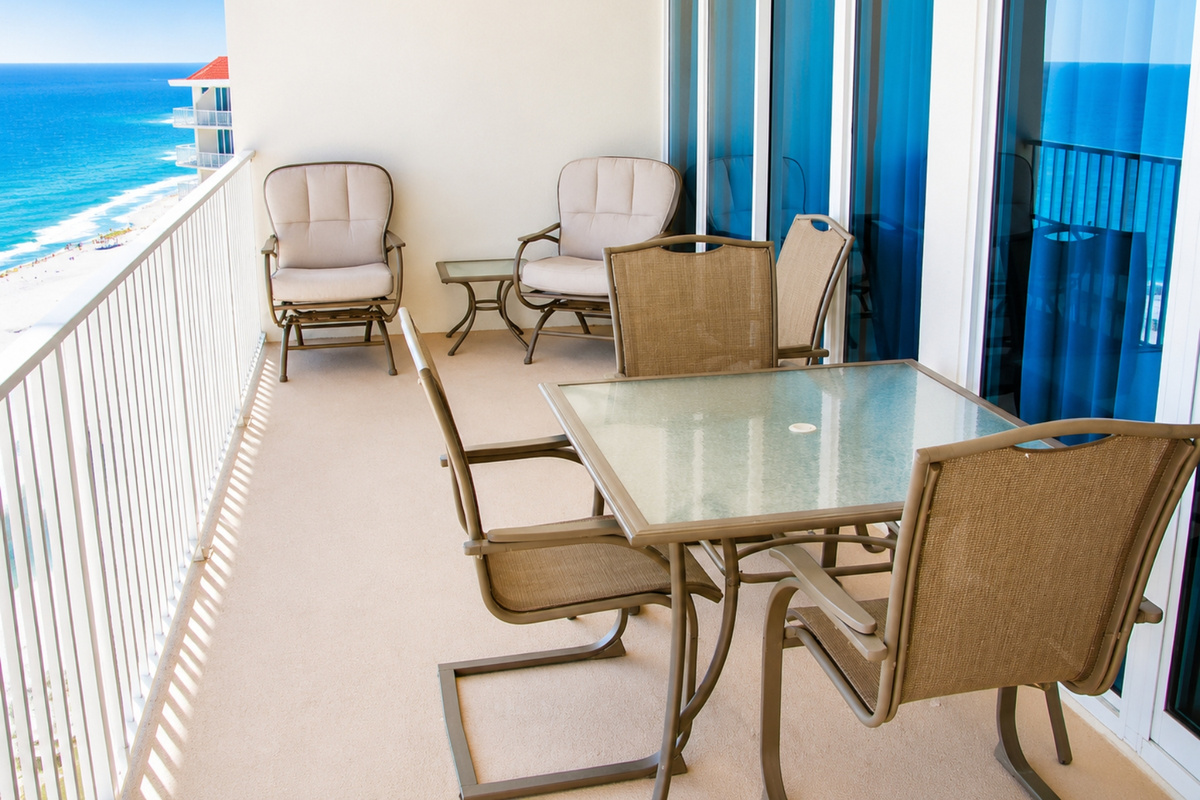 Beachfront Balcony