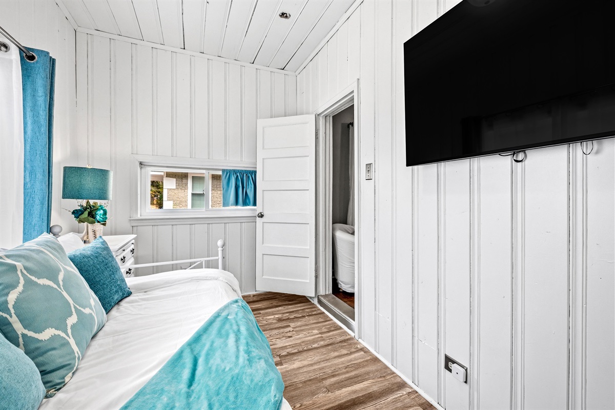 Third bedroom with a smart TV