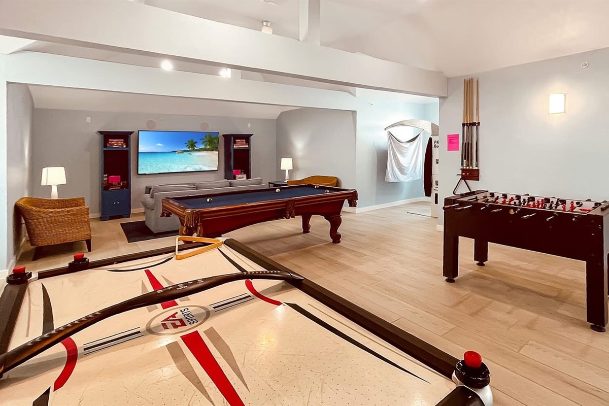 Beach Club game room