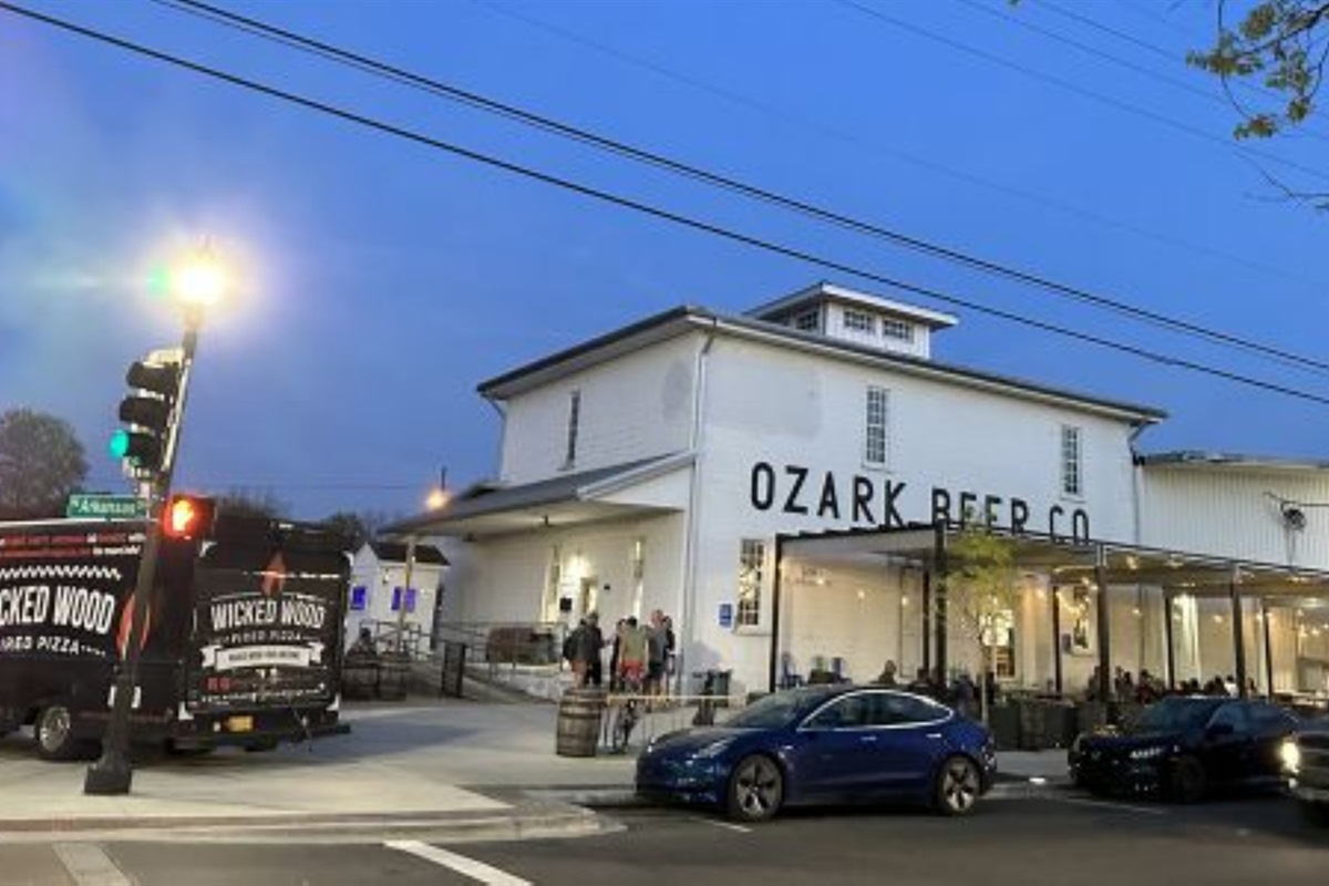 Gather the girls for craft beer, pizza, and a laid-back night at Ozark Beer Company—one of the best Rogers, Arkansas spots for a fun and casual girls trip outing.