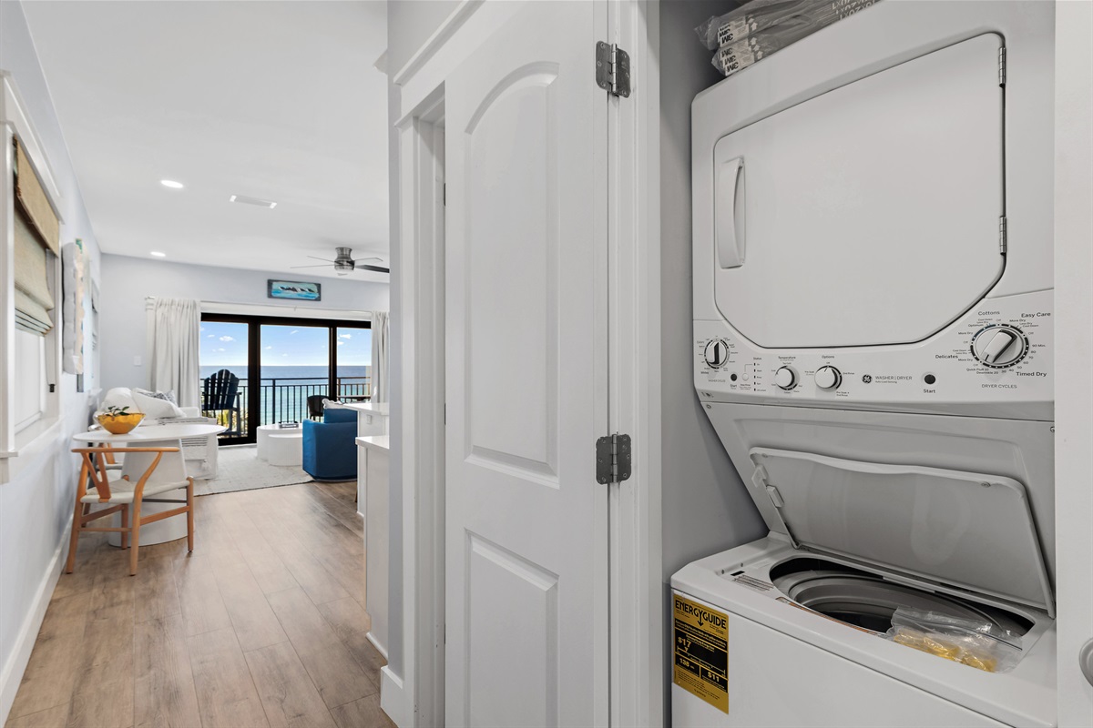 Washer and Dryer in the Unit