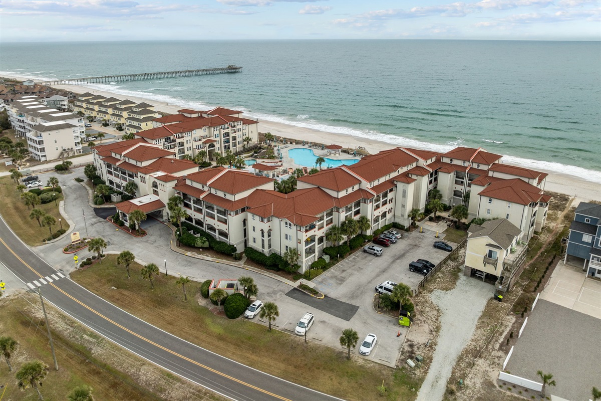 Experience the best of Topsail Island: a luxury beachfront resort with pristine shoreline views and the Seaview Fishing Pier just down the coast