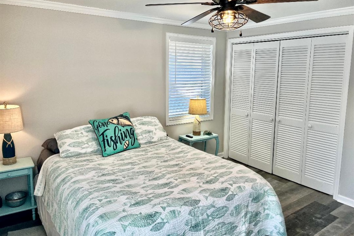 Bedroom #2 with a queen bed