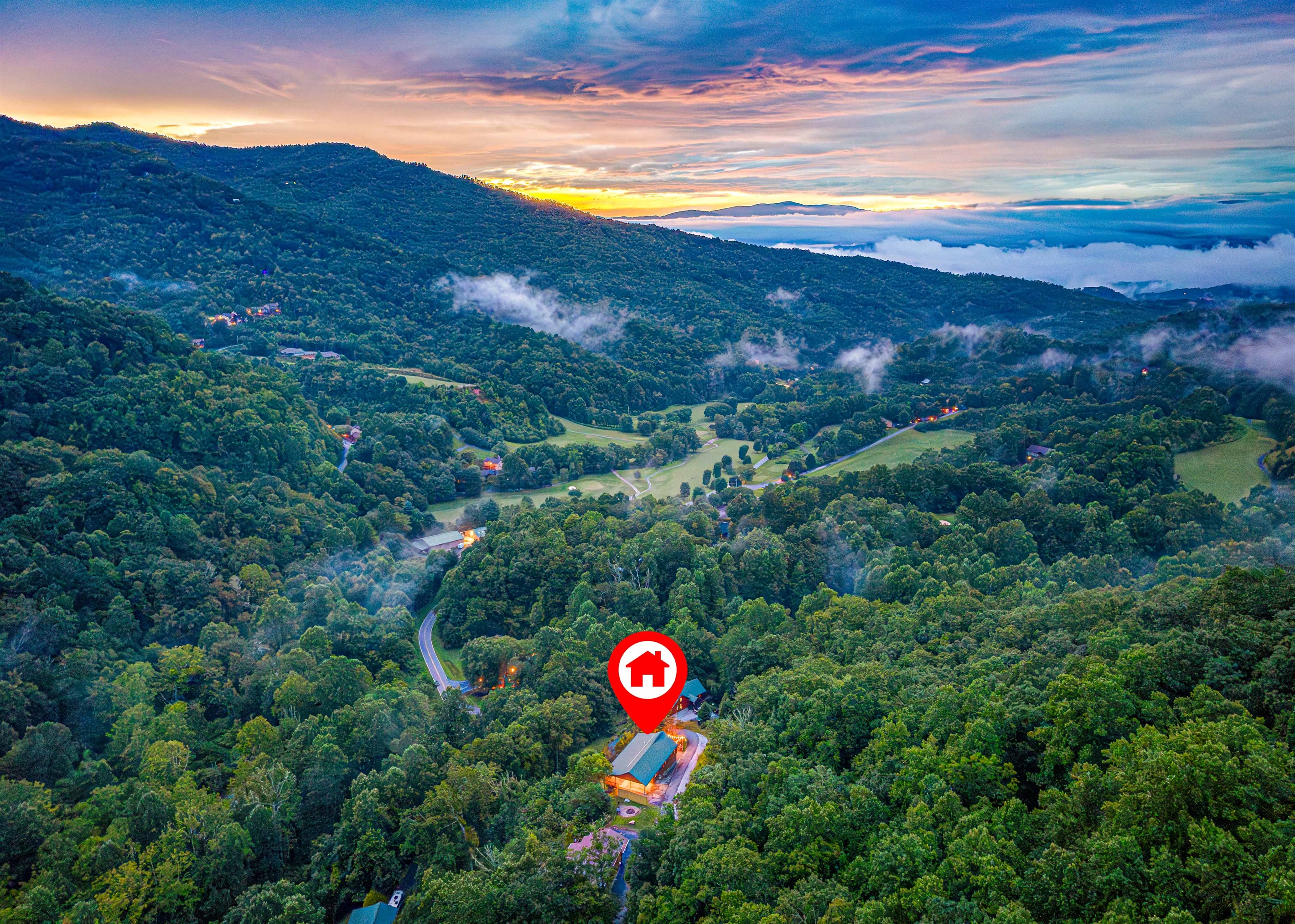 Sunset Spectacle: Wake up to breathtaking mountain views.