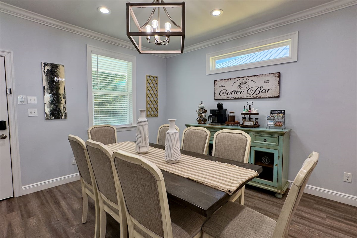 Gather around the island—perfect for meals, conversation, and connection.