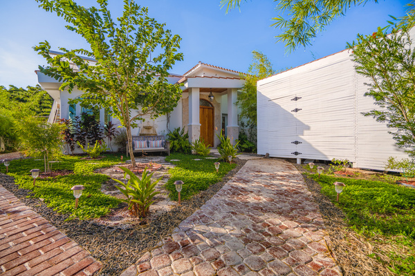 The view as you enter the property. We have recently updated the entry landscaping(picture coming soon) in Dorado, Puerto Rico.