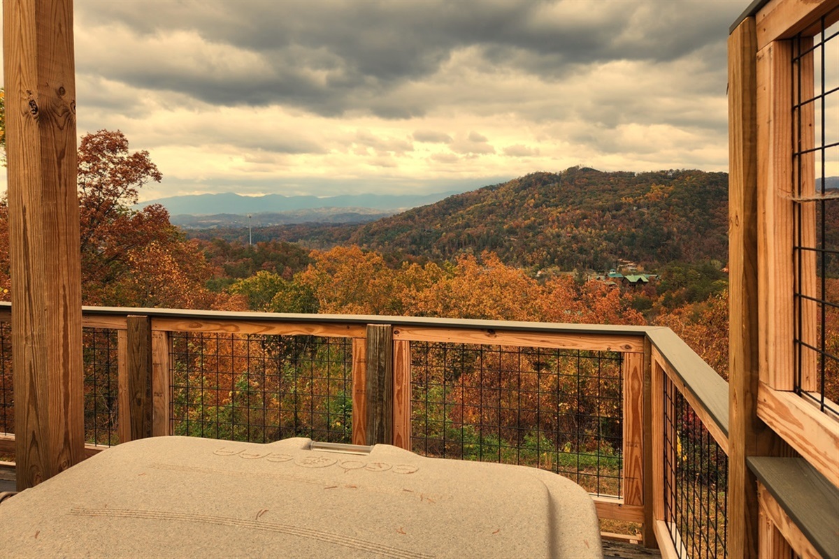 FALL HOT TUB VIEW