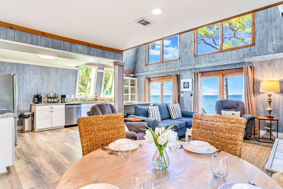 Dining and living area