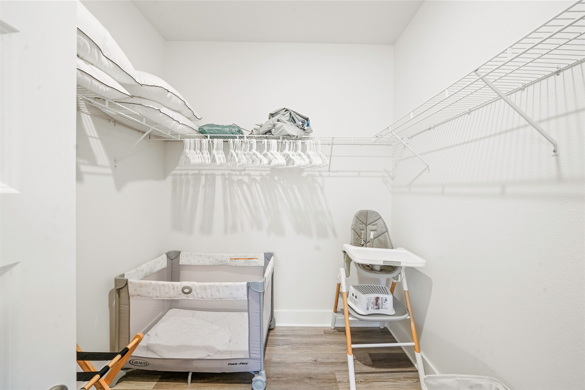 Perfect for families, complimentary crib and high chair included during your stay.