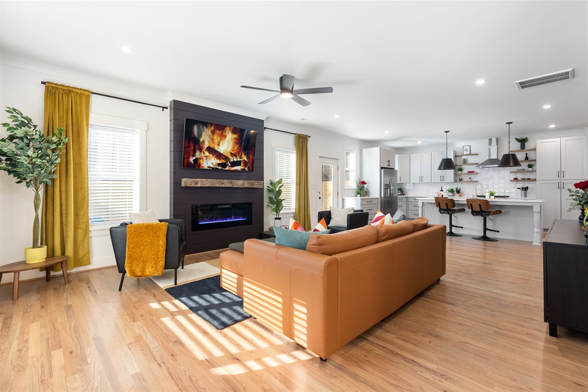 High ceilings and heaps of natural light.
