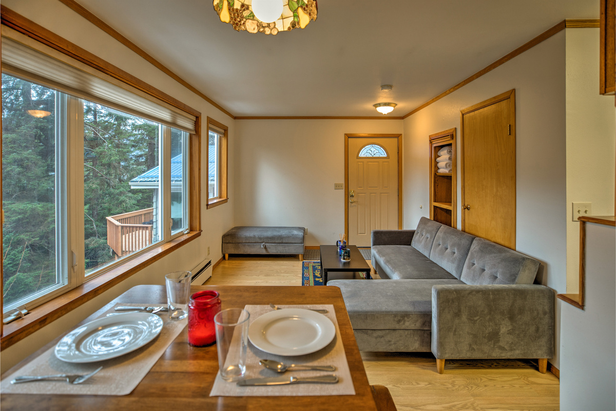 Open and bright space to spend time together or whatever brings you to Juneau.