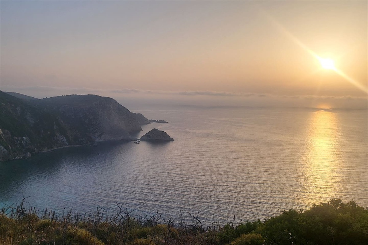 A beautiful Greek sunset!