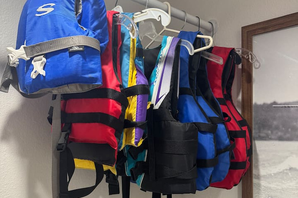 life jackets available for renters