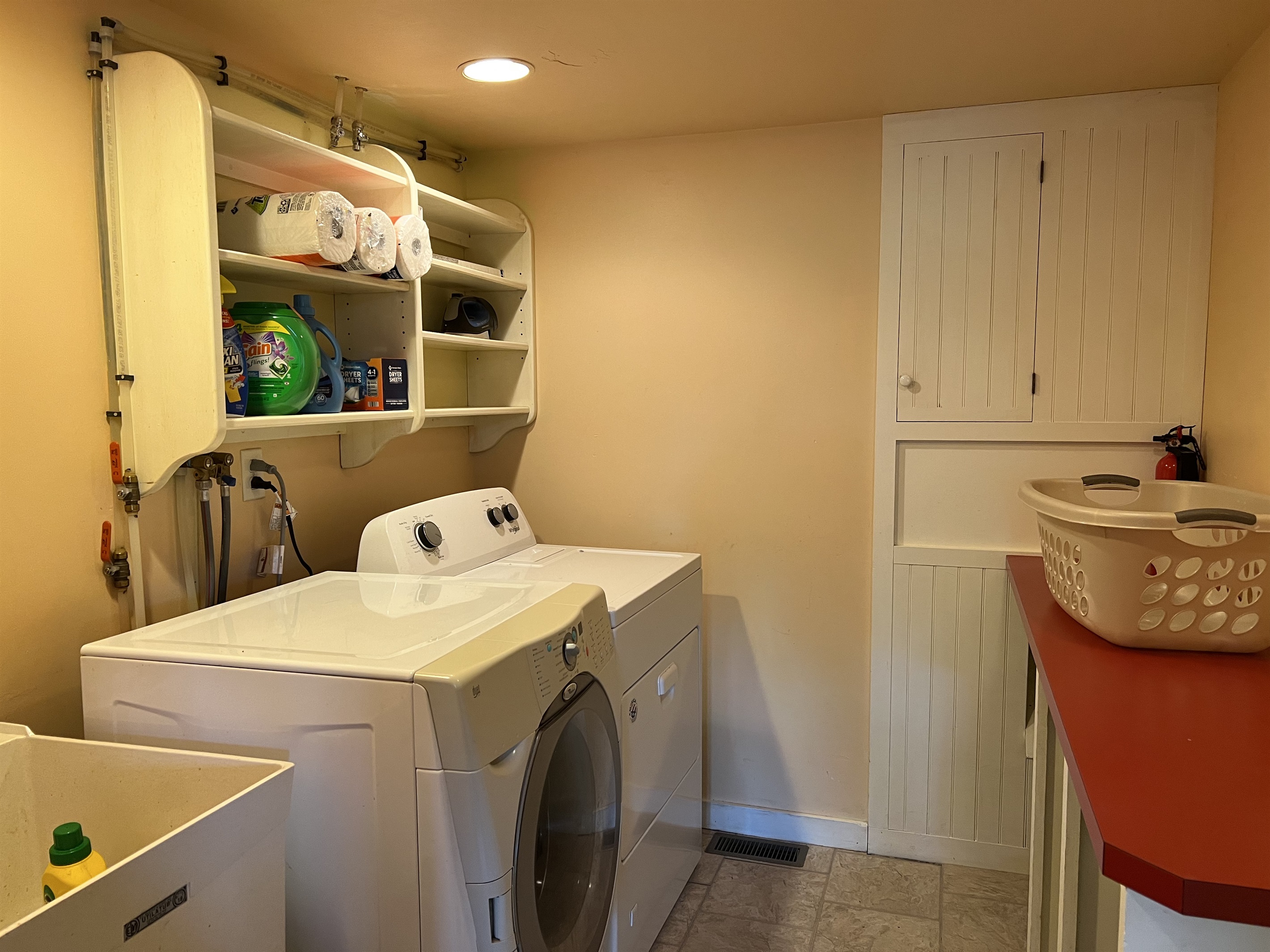 Laundry off kitchen