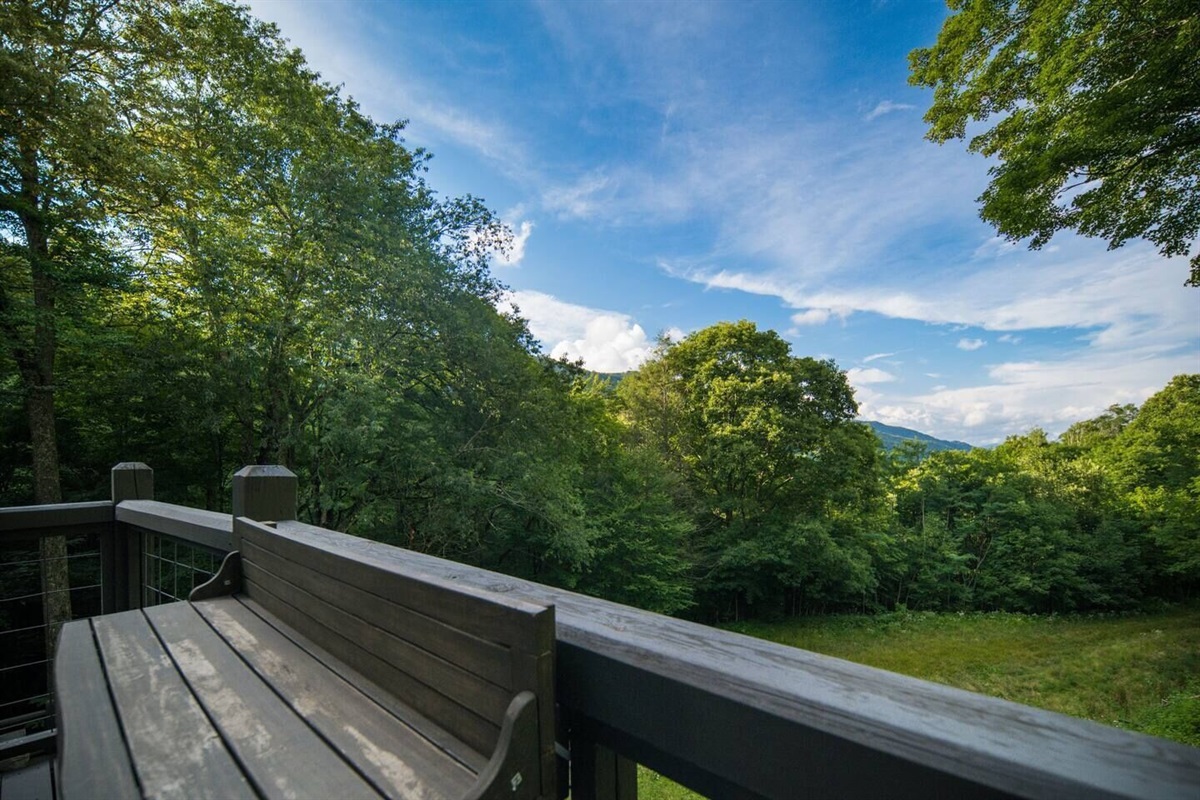Unit 4: View from back deck