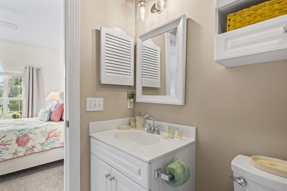 Ensuite Bathroom connected to the Primary Bedroom