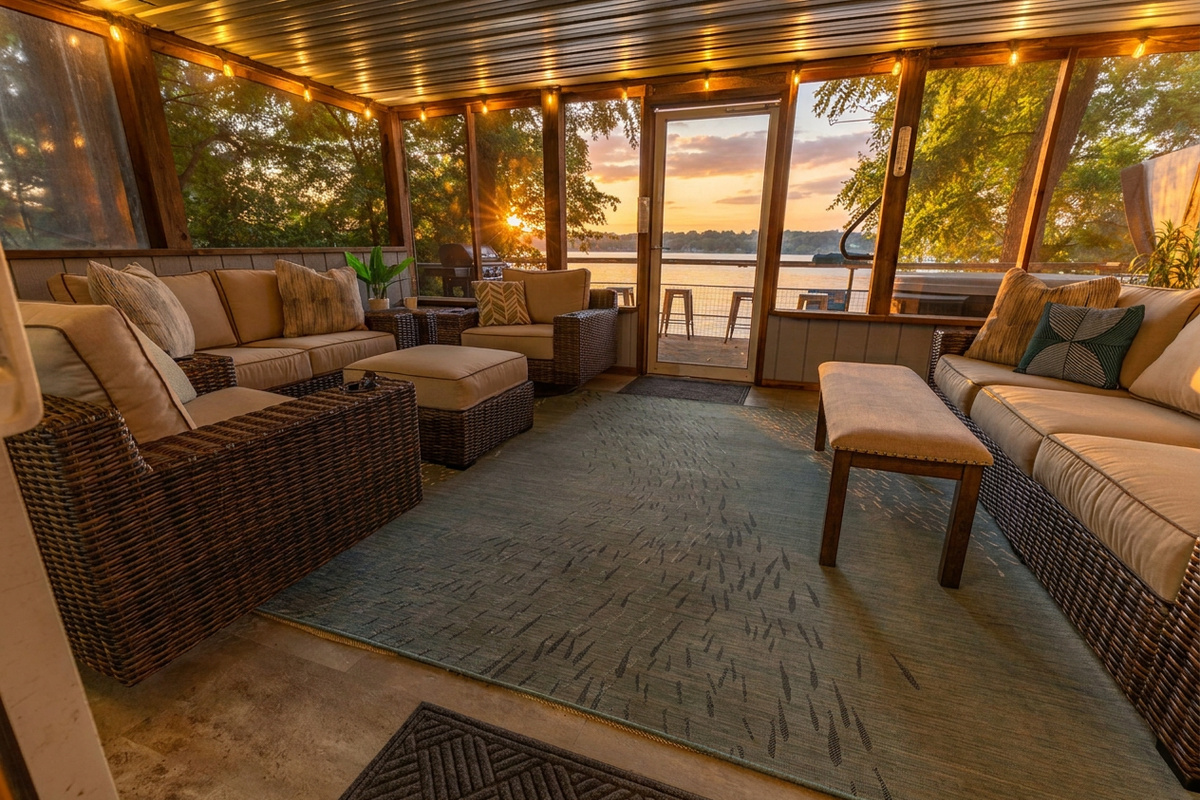 The serenity felt in the screened in sunroom is on a whole other level. Come experience it for yourself!