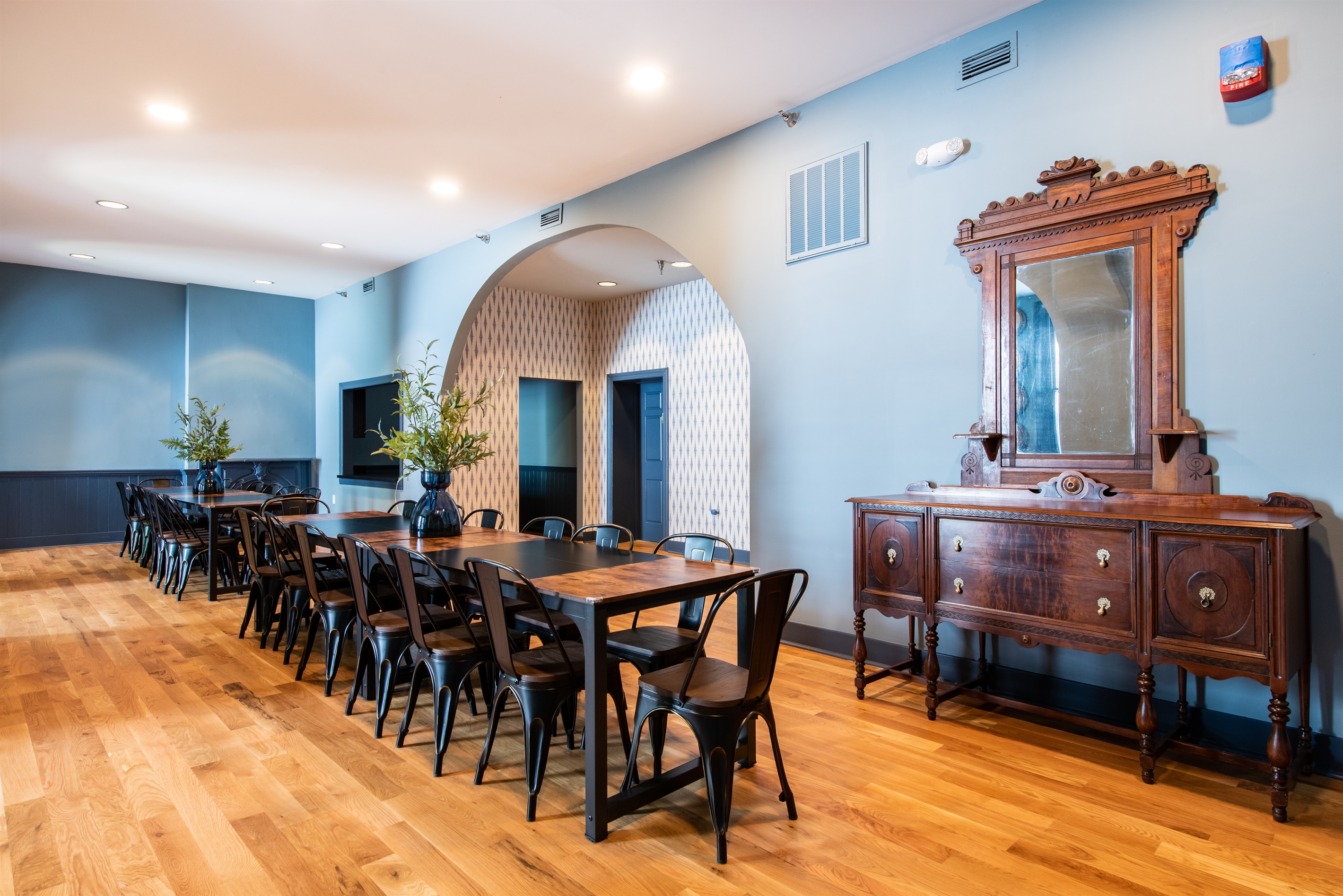 The Bourbon Room- event meeting space.  Please inquire about separate pricing for use.  Not included in room rental