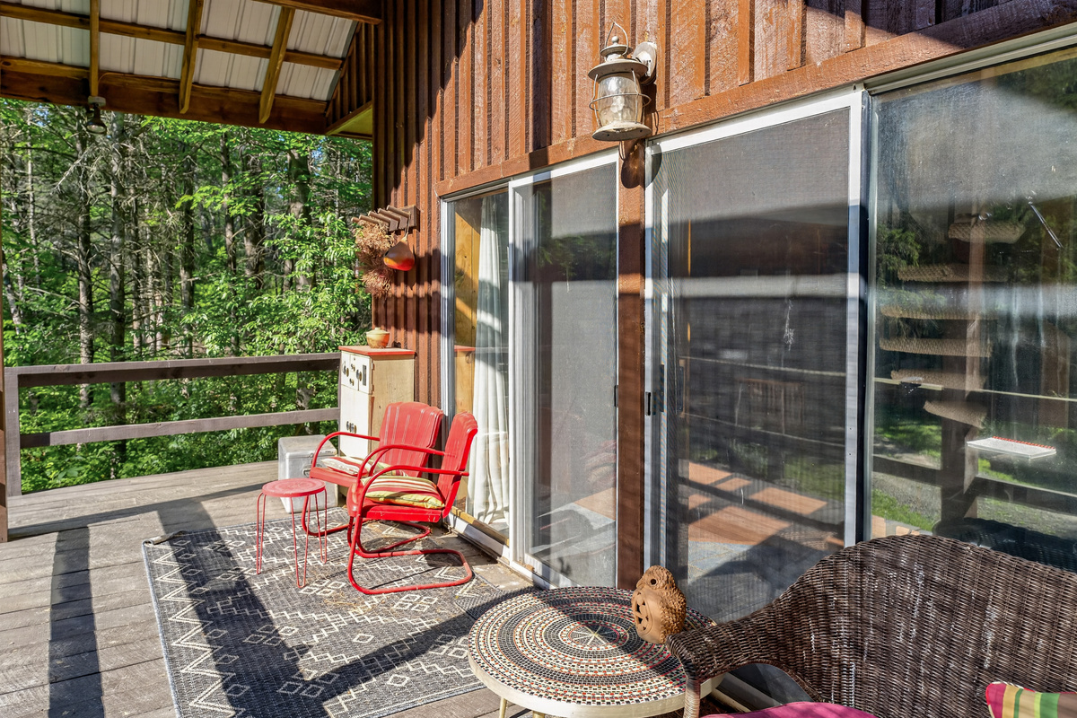 Front porch with outdoor seating