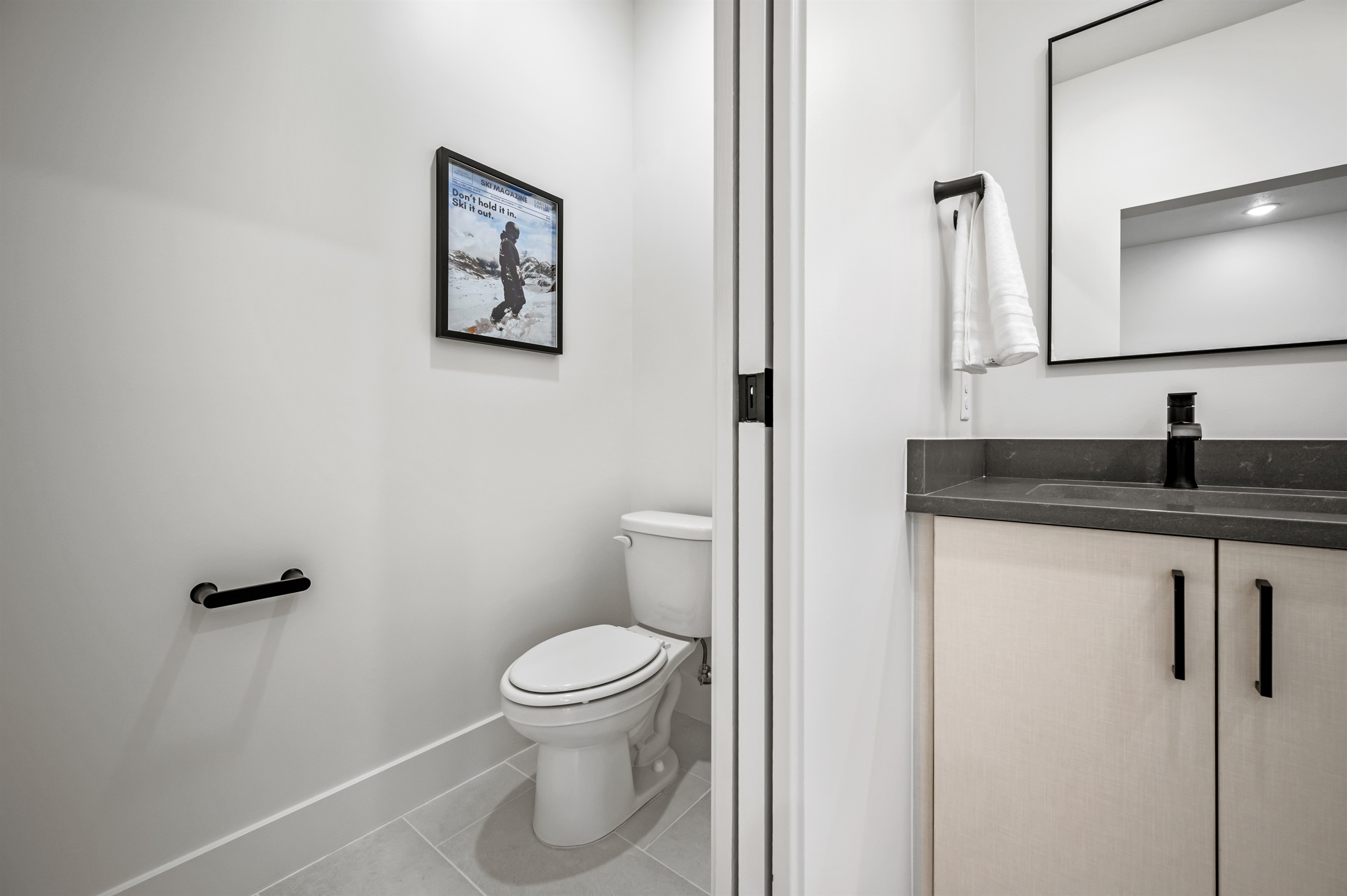 A clean, simple layout with modern finishes for everyday ease.