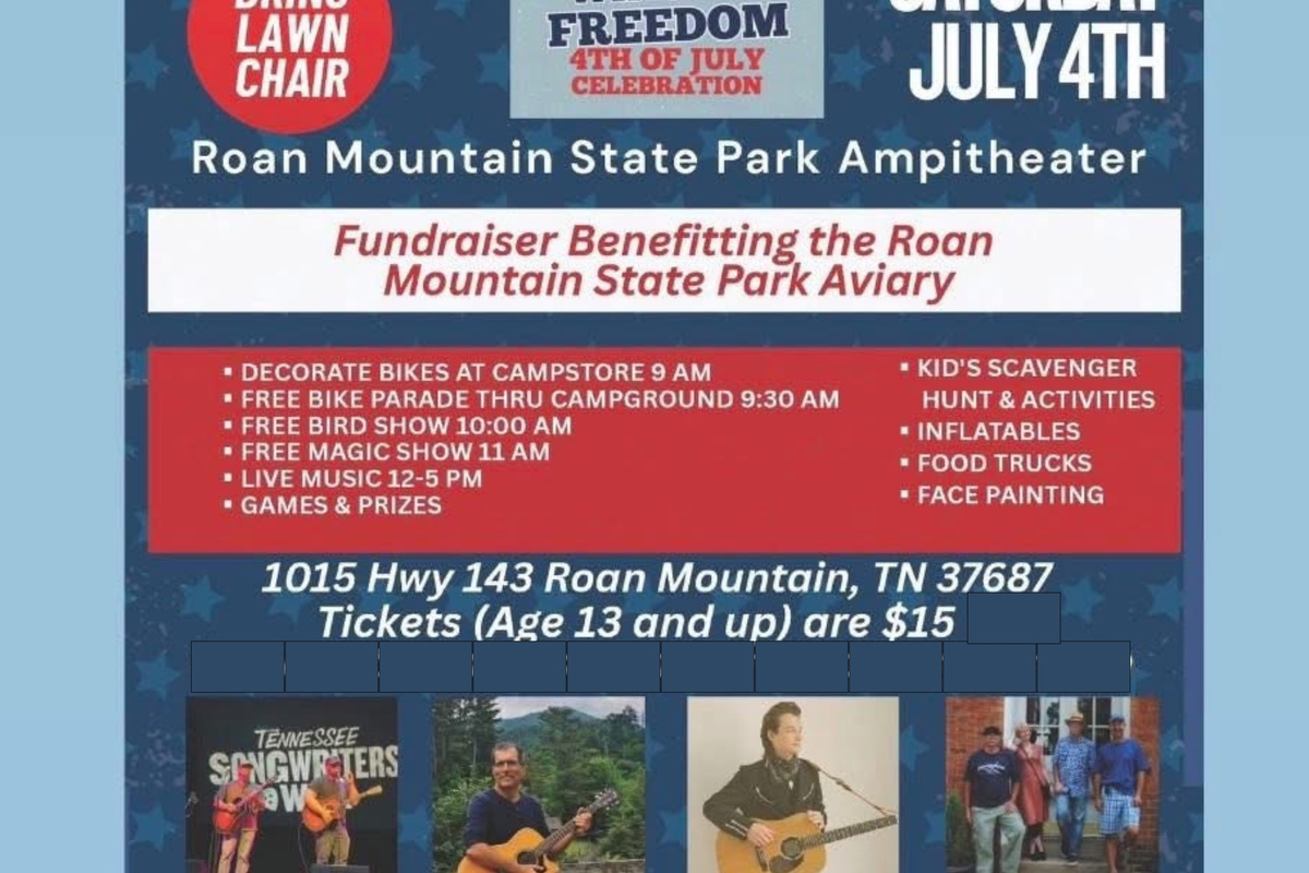 Roan Mountain 4th of July / Independence Day "Wings of Freedom" 2026 Events!