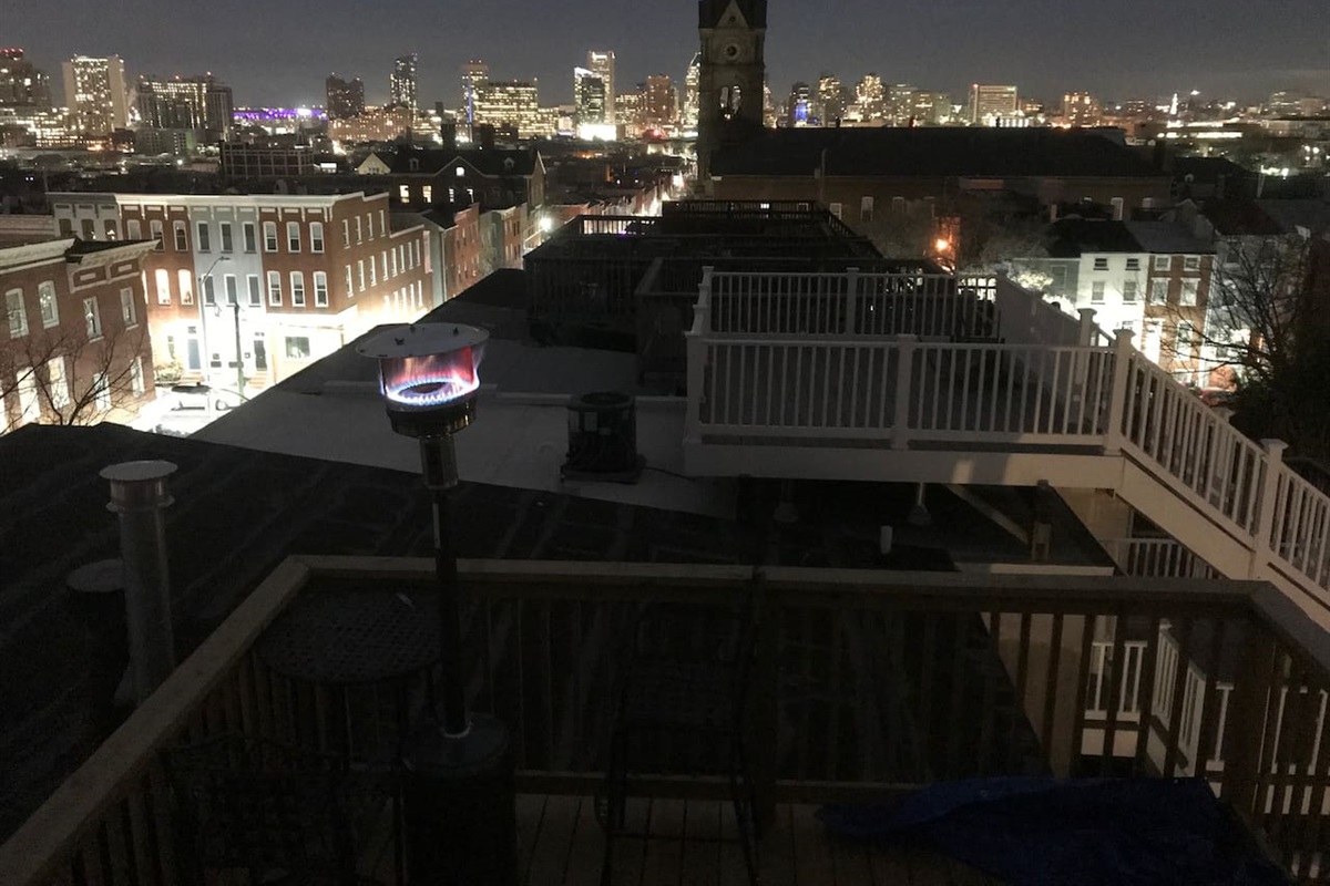 Roof top deck skyline