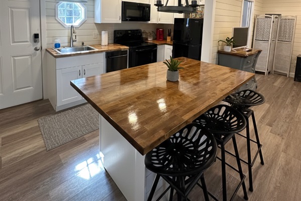 Studio Kitchen and Island