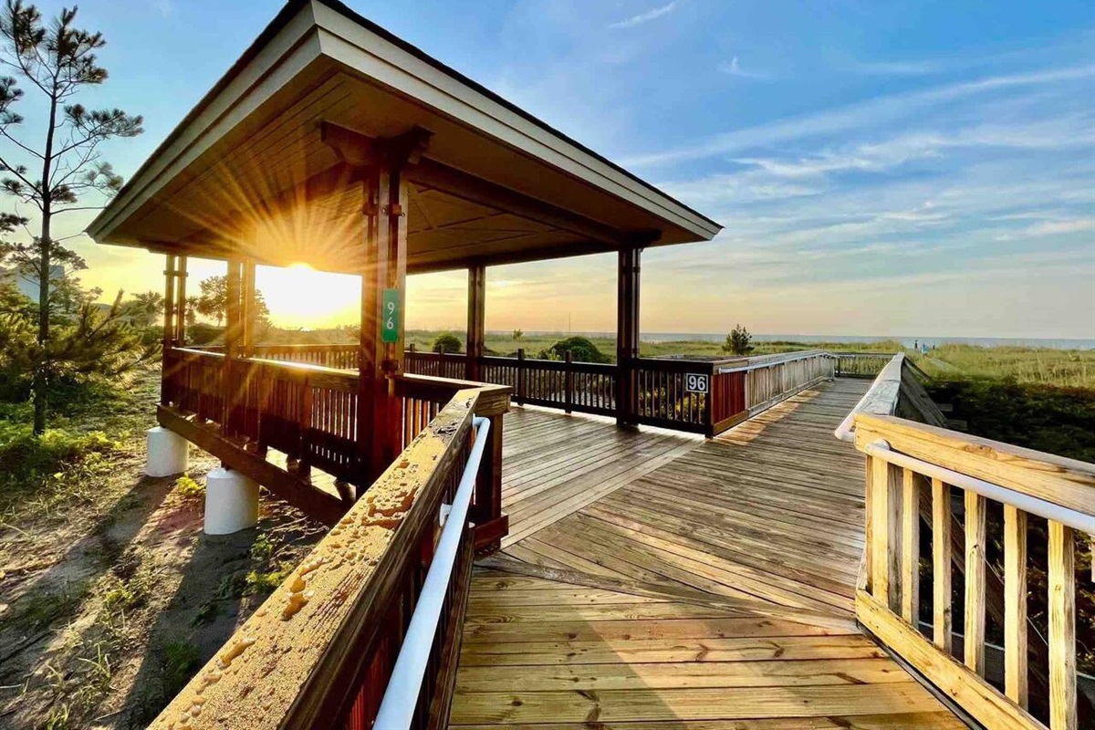 New pavilion at Islander beach.  