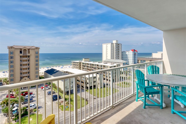 Balcony View of Beach